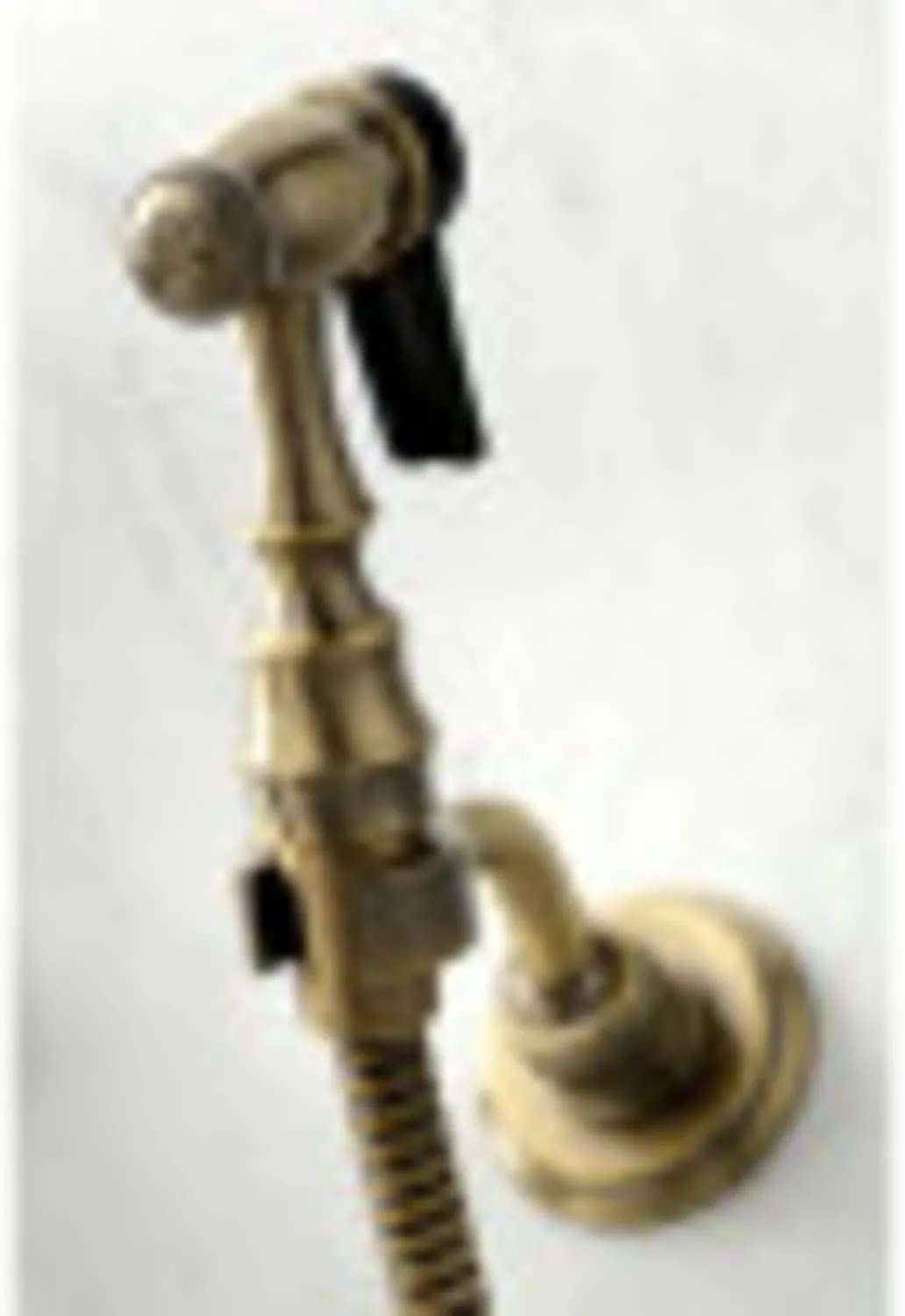 Kingston Brass KS1245AXBS Heritage Bridge Kitchen Faucet, 8-1/2" Spout Reach, Oil Rubbed Bronze