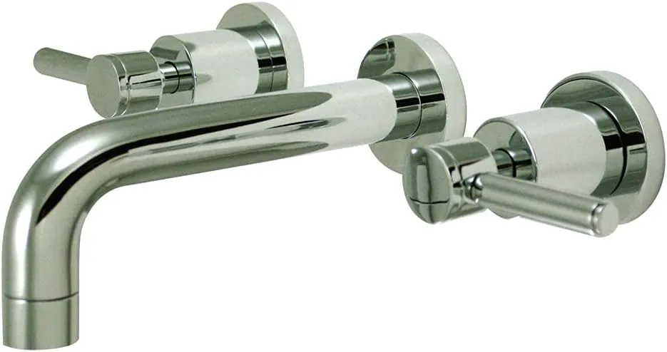 Kingston Brass KS8121DL Concord Bathroom Faucet, 8" Spout Reach, Polished Chrome