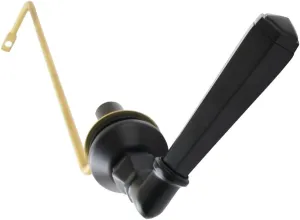 Kingston Brass KTHLS0 Metropolitan Side Mount Toilet Tank Lever, Matte Black