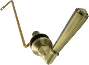Kingston Brass KTHLS3 Metropolitan Side Mount Toilet Tank Lever, Antique Brass 9.38 x 3.56 x 1.94