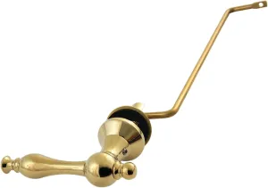Kingston Brass KTNLS2 Naples Side Mount Toilet Tank Lever, Polished Brass