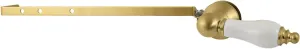 Kingston Brass KTPLD7 Victorian Universal Front or Side Mount Toilet Tank Lever, Brushed Brass