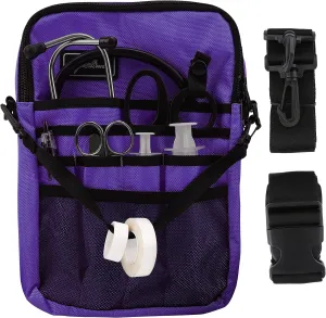 Kit Practical Waist Bag for Nurses,Fanny Pack for Work Nurse Fanny Pack,Nurse Utility Belt Organizer Bag (Purple)