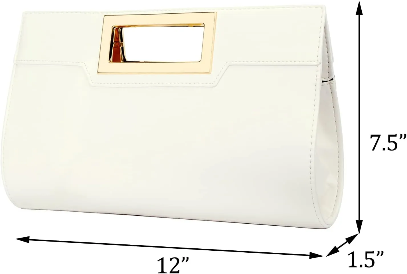 KKXIU Women Clutch Purse Elegant Pleated Evening Bag for Wedding Prom Bridal with Chain Strap