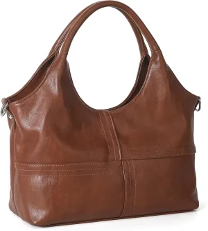 KOGTLA Vegan Leather Purses for Women with Detachable Satchel Strap, Ladies Handbags, Tote Hobo Bags with Top Handle