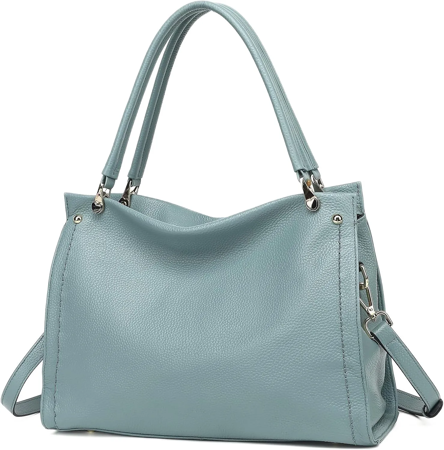 KOGTLA Women Genuine Leather Purses Handbags Tote Bag Shoulder Bag Top Handle Satchel Ladies Crossbody Hobo Bags Bucket Bag