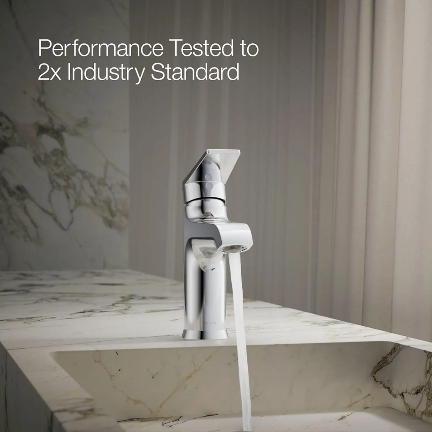 Kohler K-97060-4-CP Hint Bathroom Sink Faucets, Polished Chrome