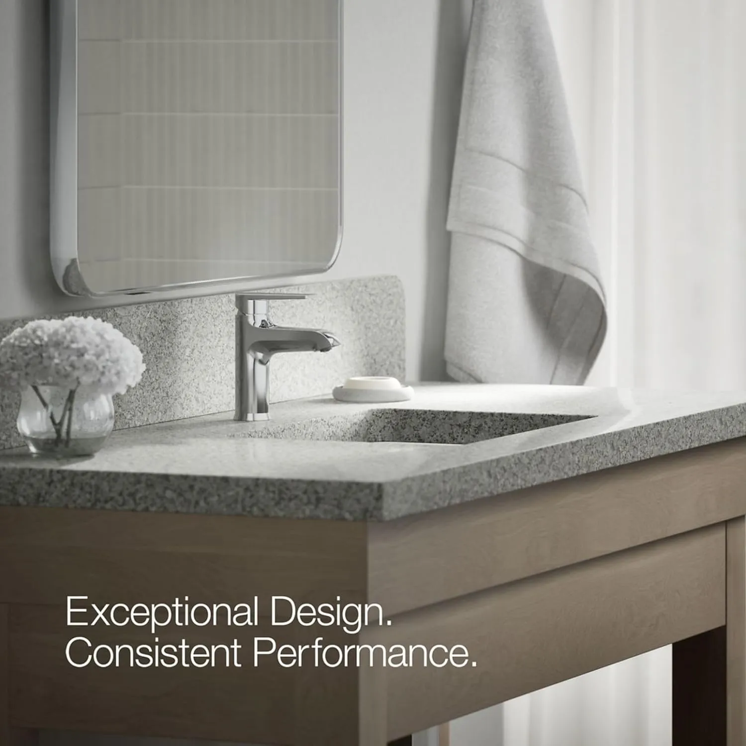 Kohler K-97060-4-CP Hint Bathroom Sink Faucets, Polished Chrome