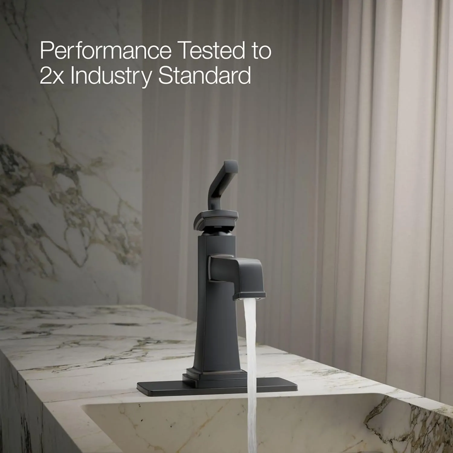 KOHLER Riff Single-Handle Bathroom Sink Faucet
