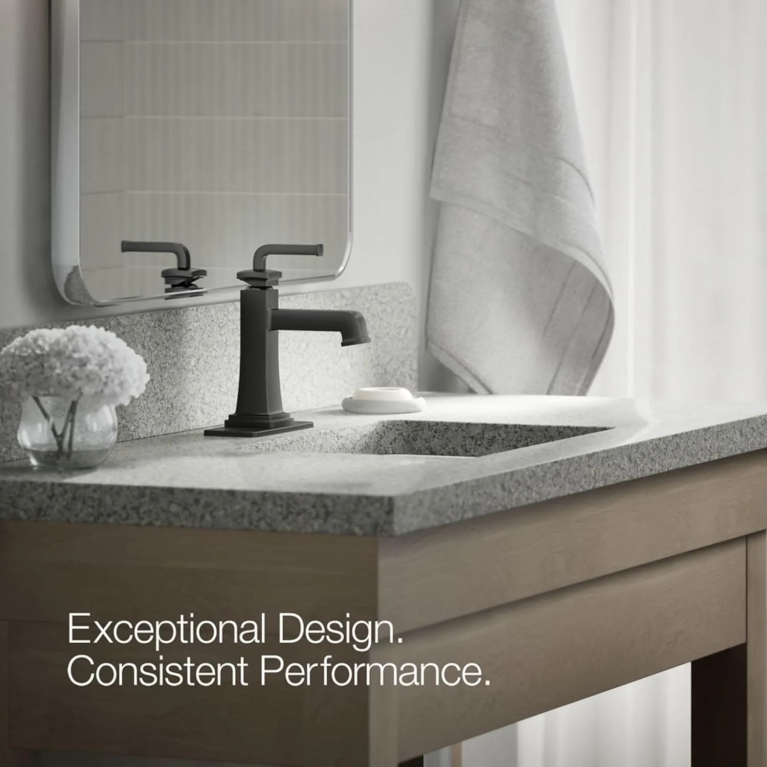 KOHLER Riff Single-Handle Bathroom Sink Faucet