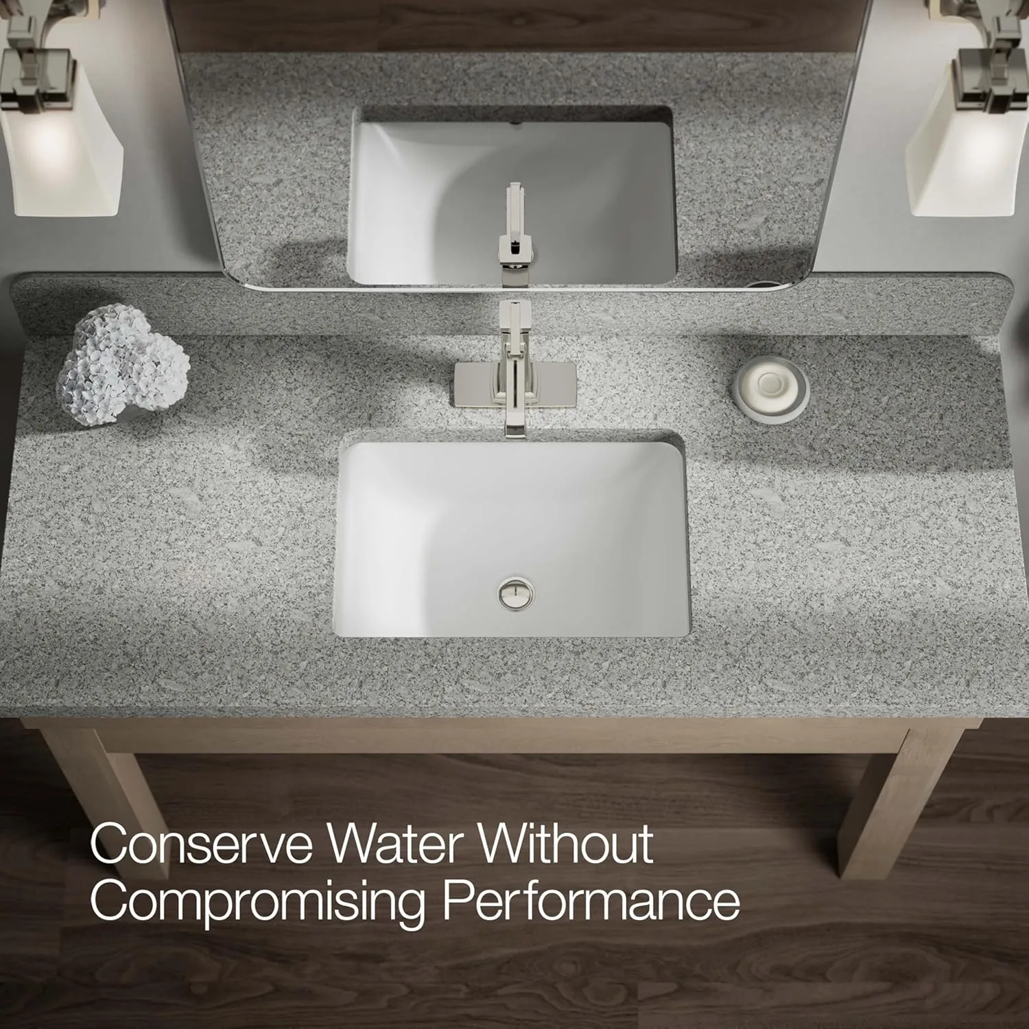 KOHLER Riff Single-Handle Bathroom Sink faucets, .5 gpm, Vibrant Polished Nickel