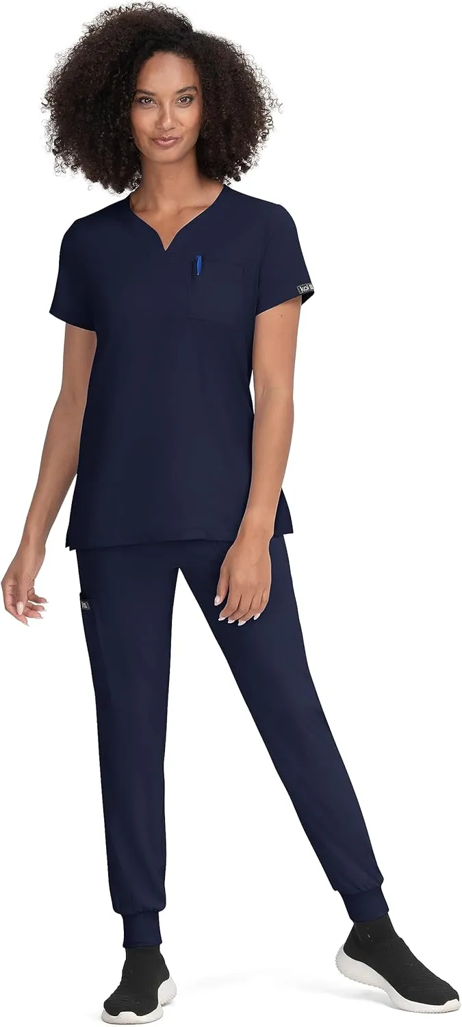 KOI Basics Womens Tuck-in Scrub Top -1094 Sansa Top