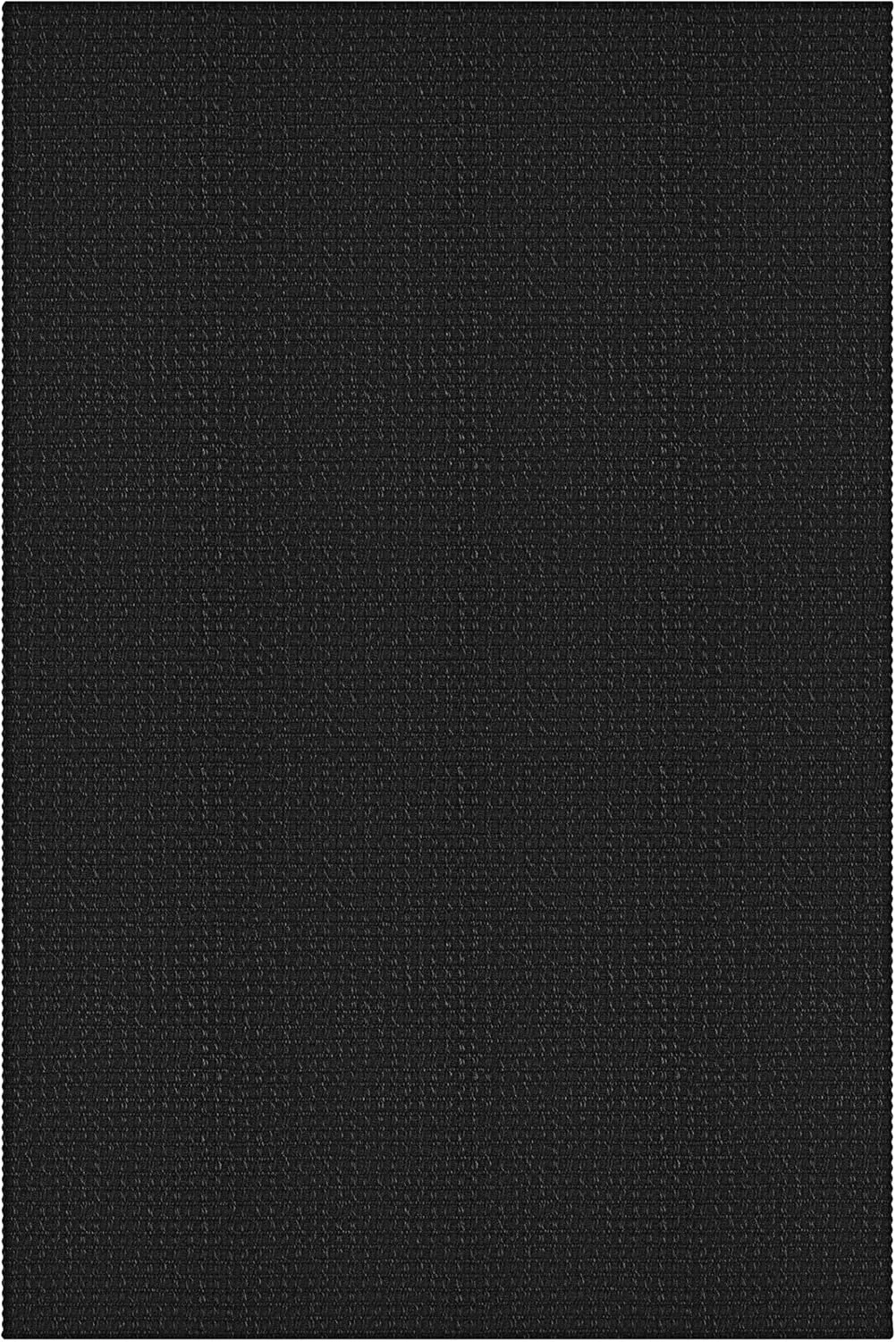 KOZYFLY Runners for Hallways 2x6 ft Washable Kitchen Runner Non Slip Rubber Backed Hall Runners Cotton Entryway Runner Rugs Floor Carpet for Indoor Backdoor Bedroom Kitchen, Black/Dark Grey