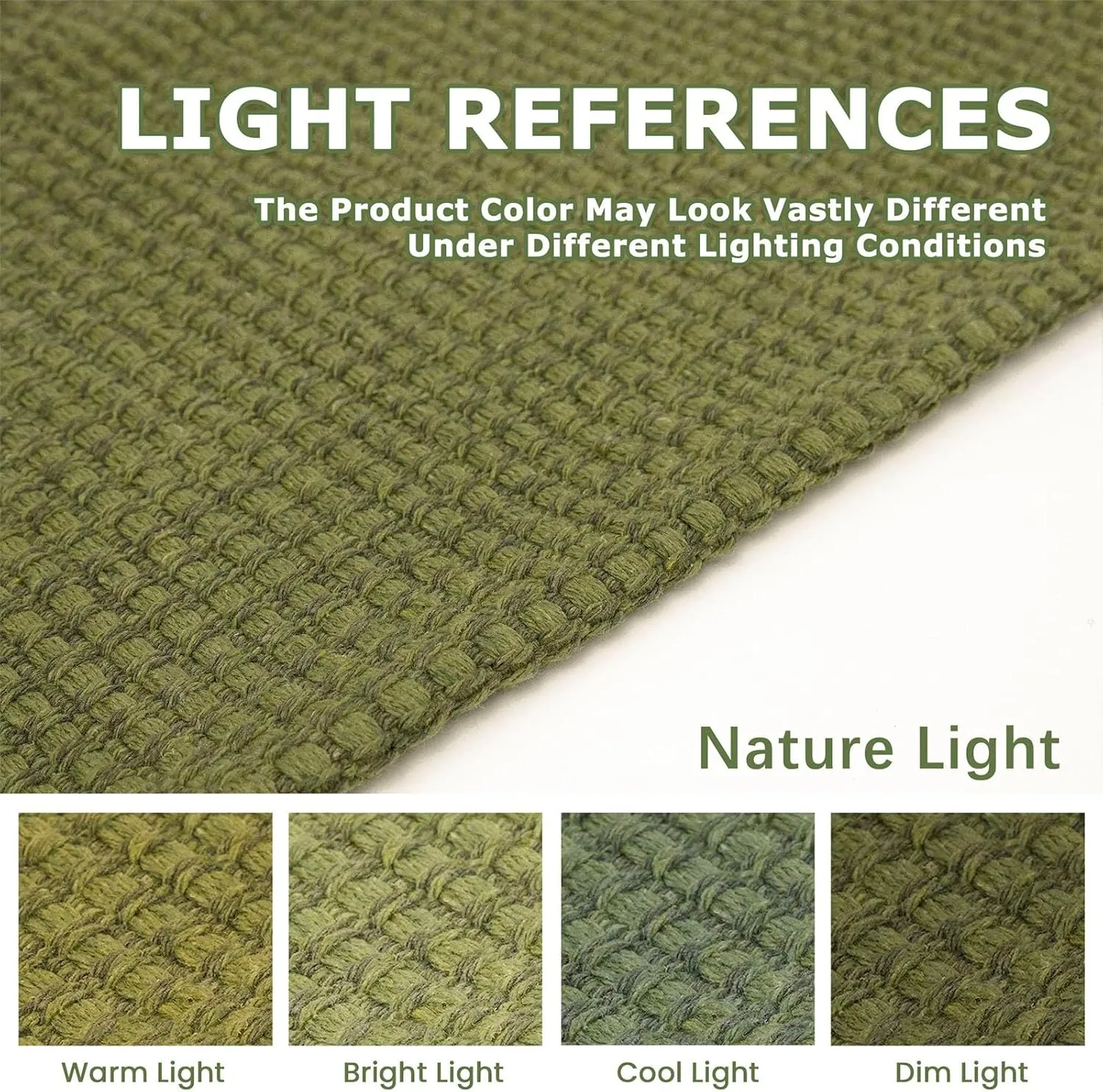 KOZYFLY Runners for Hallways 2x6 ft Washable Kitchen Runner Non Slip Rubber Backed Hall Runners Cotton Entryway Runner Rugs Floor Carpet for Indoor Backdoor Bedroom Kitchen, Green