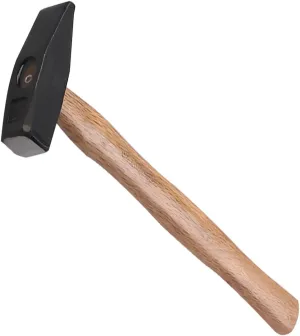 KSEIBI 271075 Machinist Engineers Hammer, Forged Steel Cross Peen Sheet Metal Hammer, Blacksmith Forging Tools (Wooden Handle, 1.10 lb / 500 grams)
