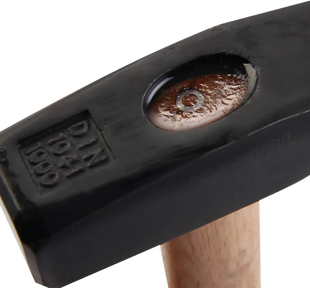 KSEIBI 271075 Machinist Engineers Hammer, Forged Steel Cross Peen Sheet Metal Hammer, Blacksmith Forging Tools (Wooden Handle, 1.10 lb / 500 grams)