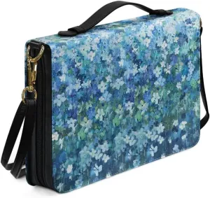 Kuiaobaty Bible Protective Case Holy Bible Carrying Bag Zipper PU Leather Bible Tote Bag