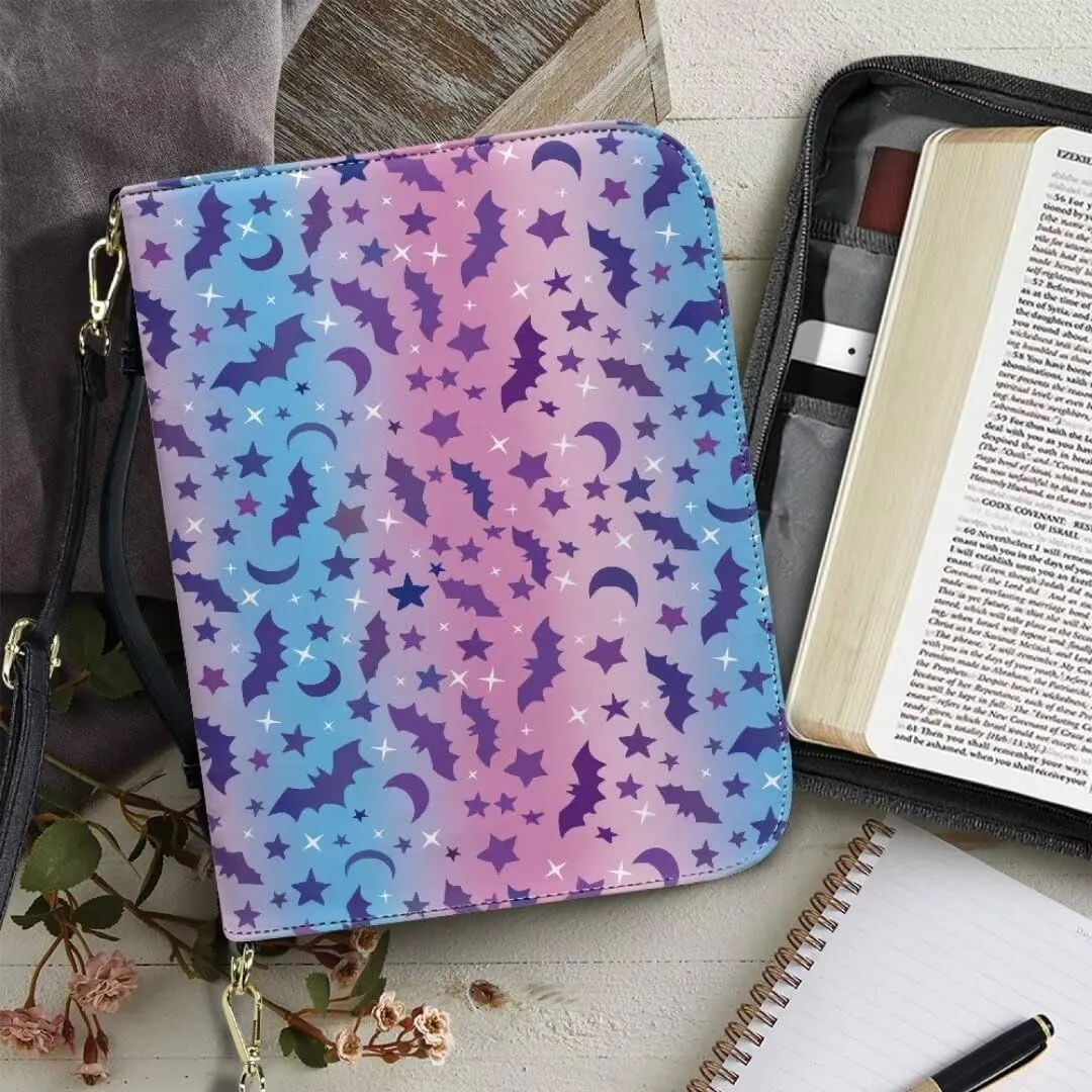 Kuiaobaty Bible Protective Case PU Leather Bible Cover Large Bible Organizer Case