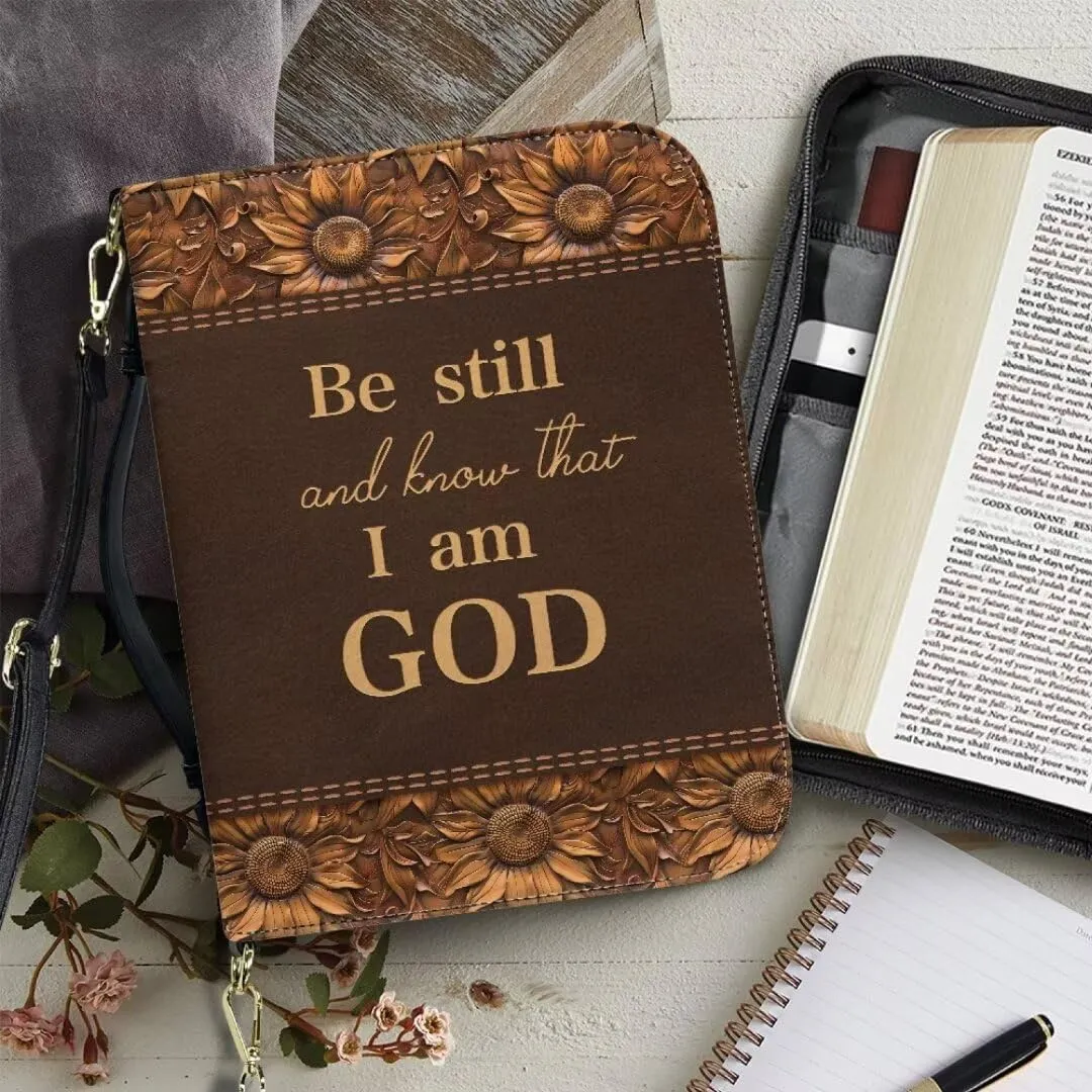 Kuiaobaty Bible Protective Case PU Leather Bible Cover Large Bible Organizer Case