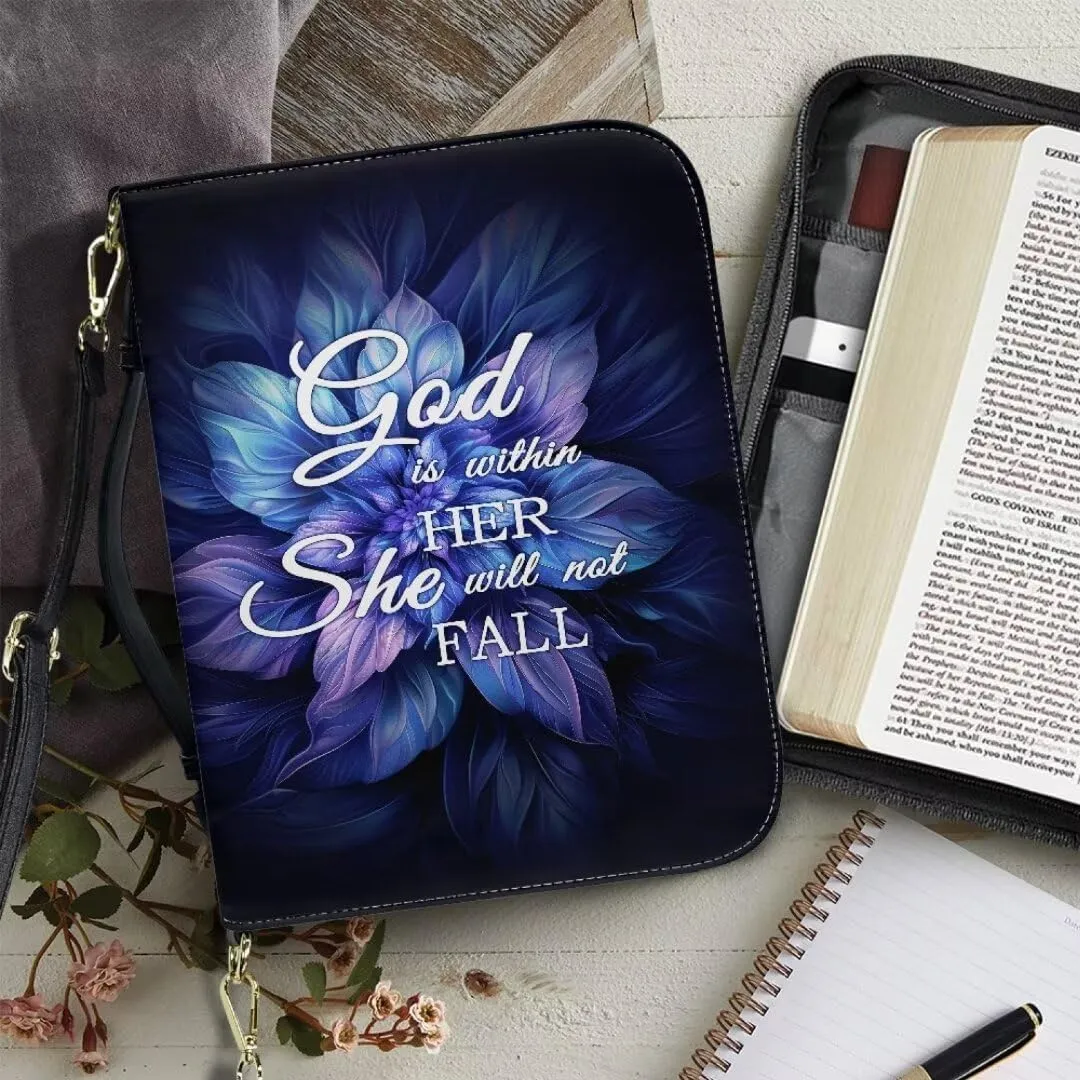 Kuiaobaty Bible Protective Case PU Leather Bible Cover Large Bible Organizer Case