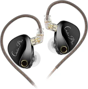 KZ Castor Pro Tunable in Ear Monitor, HiFi Improved Bass in Ear Headphone, Dual-Dynamic Driver Gaming Earbuds, IEM Earphones with 2PIN-C Detachable Cable