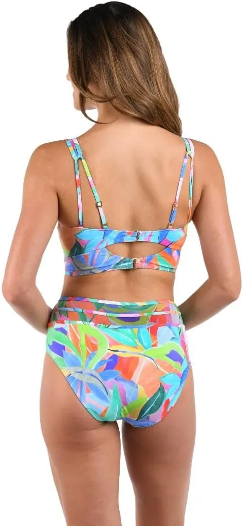La Blanca Women's Standard High Neck Midkini Swimsuit Top