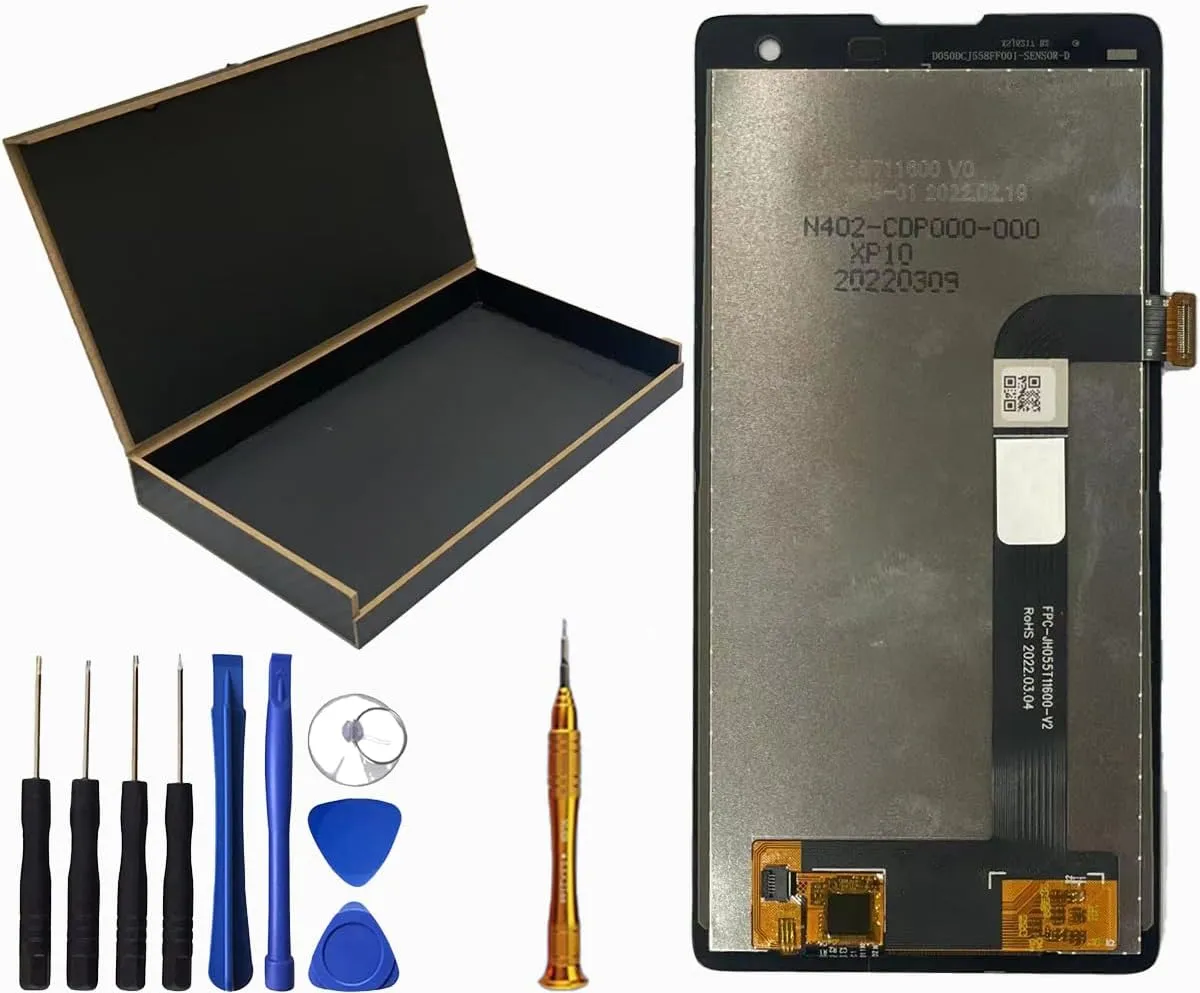 LCD Screen Display Touch Digitizer Assembly Replacement for Sonim XP10 LCD Screen XP9900