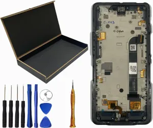 LCD Screen Display Touch Digitizer Assembly with Frame Replacement for Sonim XP10 LCD Screen XP9900