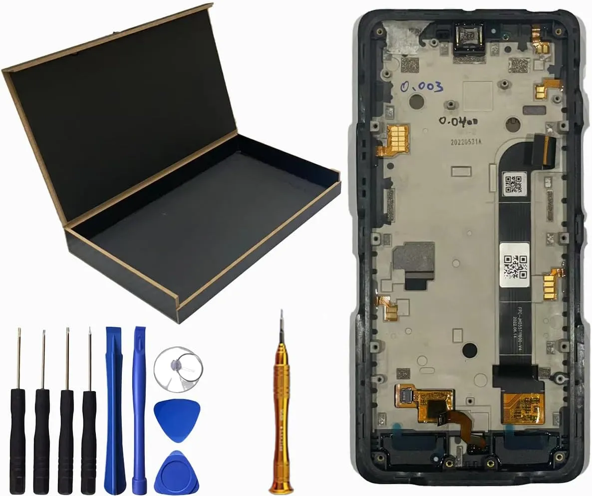 LCD Screen Display Touch Digitizer Assembly with Frame Replacement for Sonim XP10 LCD Screen XP9900