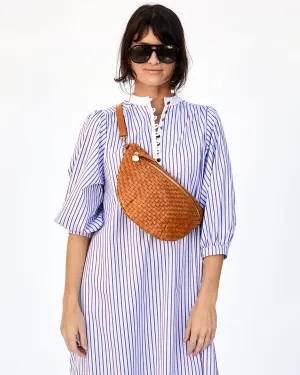 Le Grande Fanny Natural Woven Checker