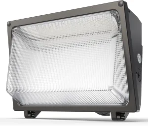 LED Wall Pack Light: 120W 18000LM Glass Lens Wall Pack Lights Outdoor LED,LED Wall Pack Daylight 5000K for Yard Parking Lot Barn Warehouse UL Listed