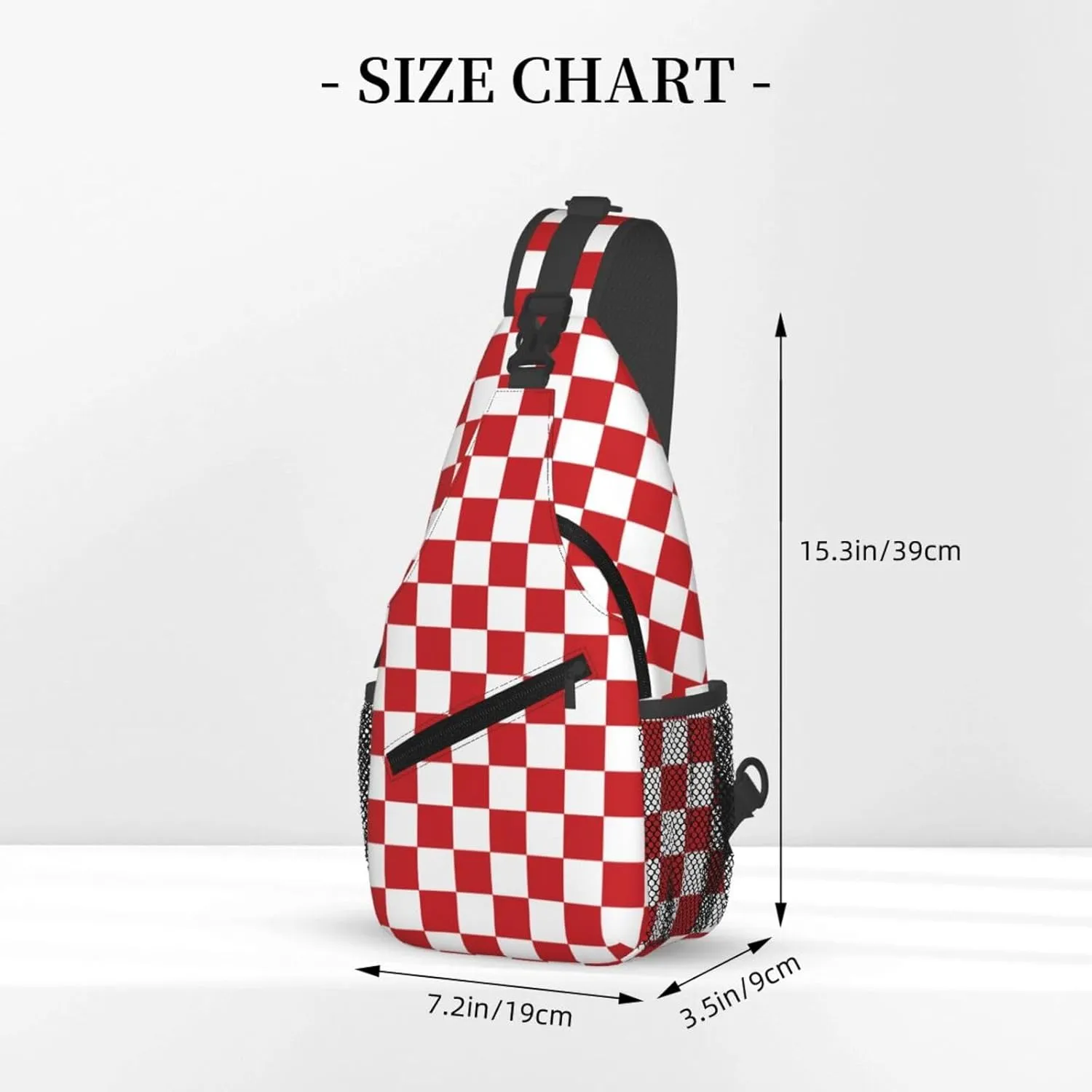 LGBT Rainbow Sling Bag Casual Chest Bags Adjustable Crossbody Bag Shoulder Backpack For Travel Hiking