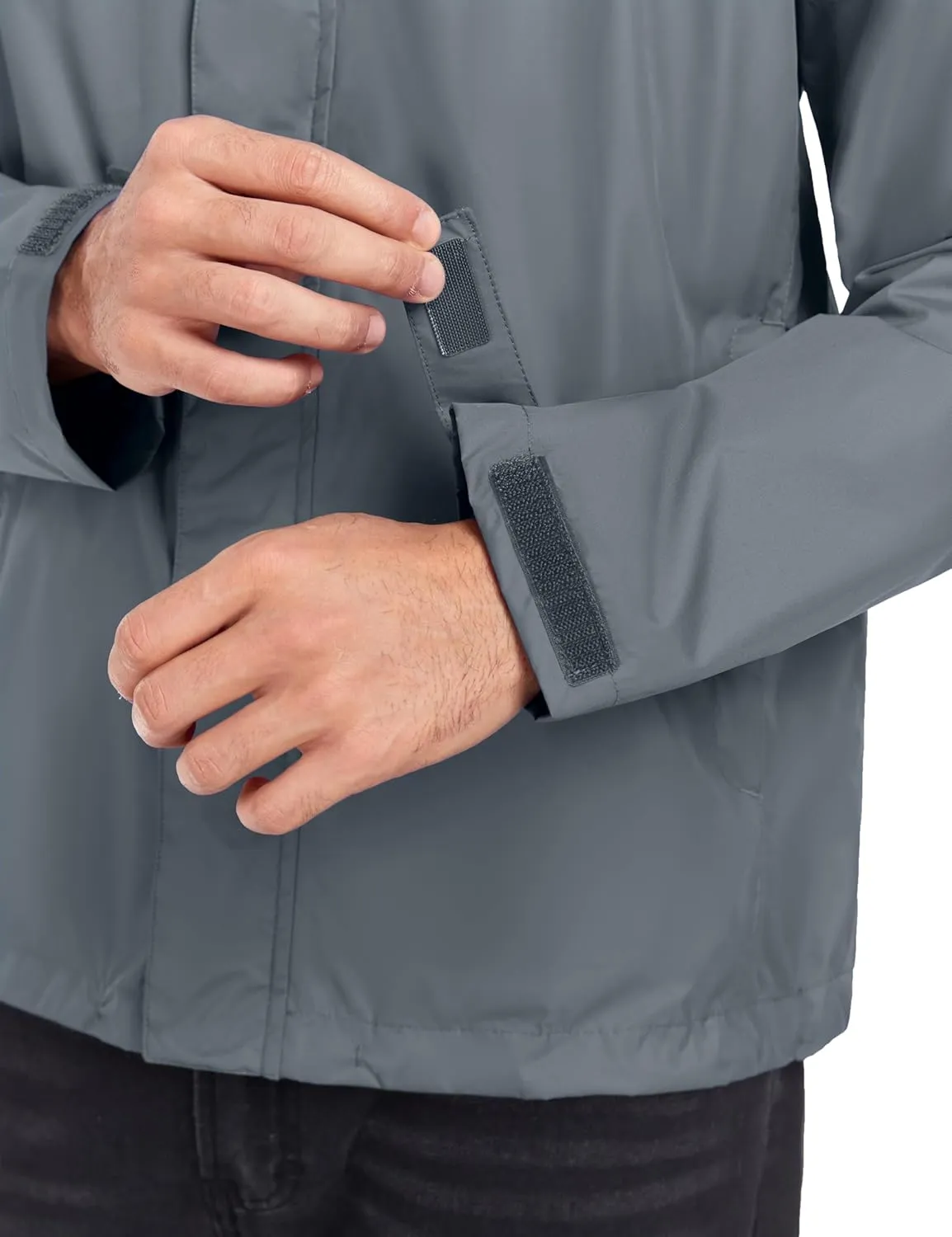 Little Donkey Andy Men's High-performance Waterproof Rain Jacket Ultra Lightweight Rain Shell for Hiking,Golf,Travel