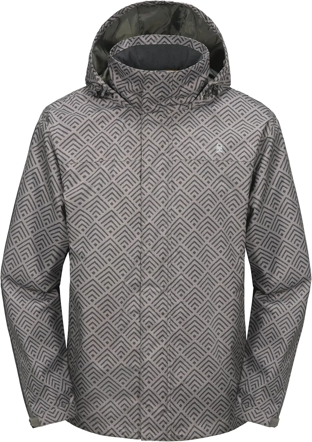 Little Donkey Andy Men's High-performance Waterproof Rain Jacket Ultra Lightweight Rain Shell for Hiking,Golf,Travel