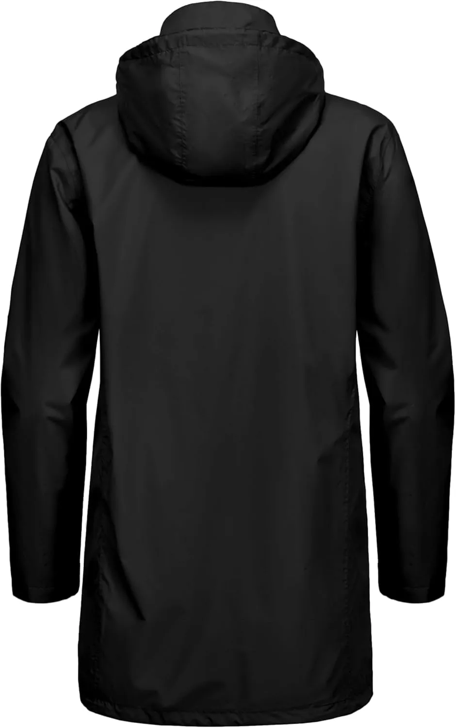 Little Donkey Andy Men's Long Waterproof Rain Jacket with Hood Lightweight Rain Shell for Hiking,Golf,Travel