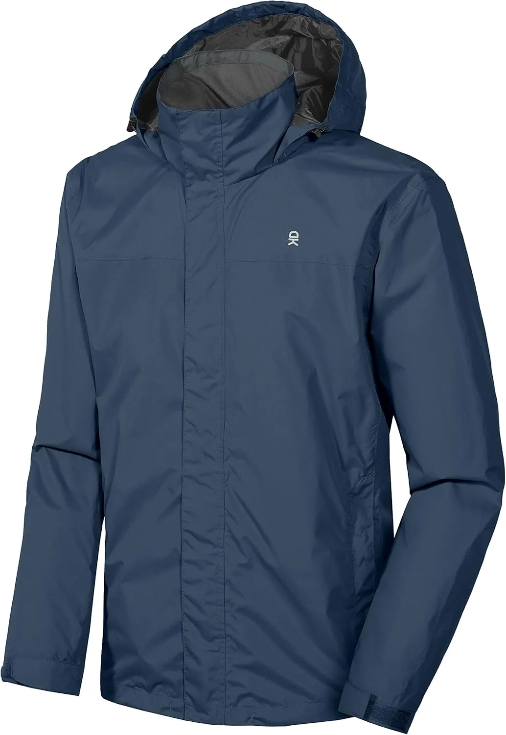 Little Donkey Andy Men's Waterproof Rain Jacket Outdoor Lightweight Rain Shell Coat for Hiking,Golf,Travel