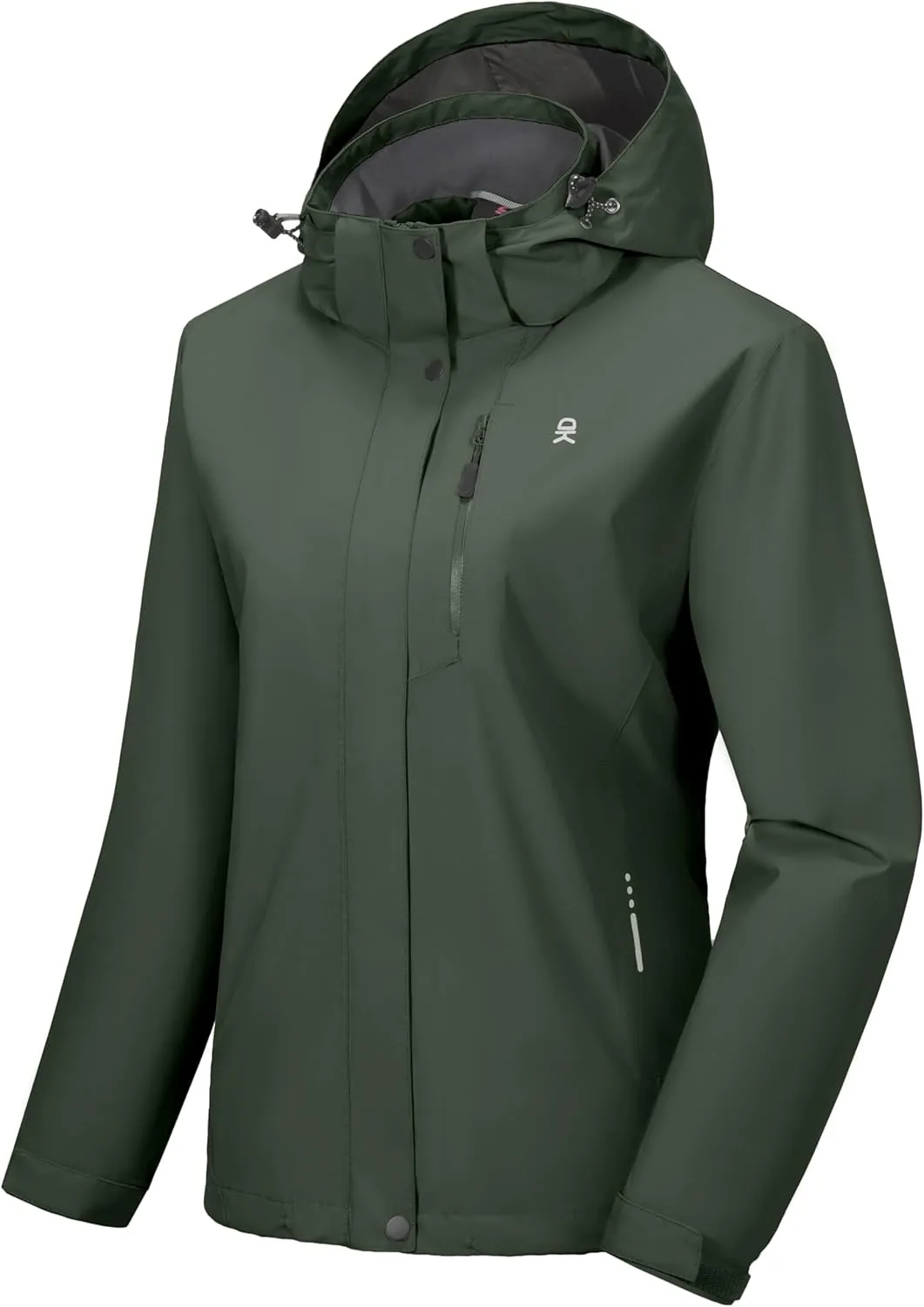 Little Donkey Andy Women's Waterproof Rain Jacket Lightweight Hooded Raincoat for Travel Hiking Golf