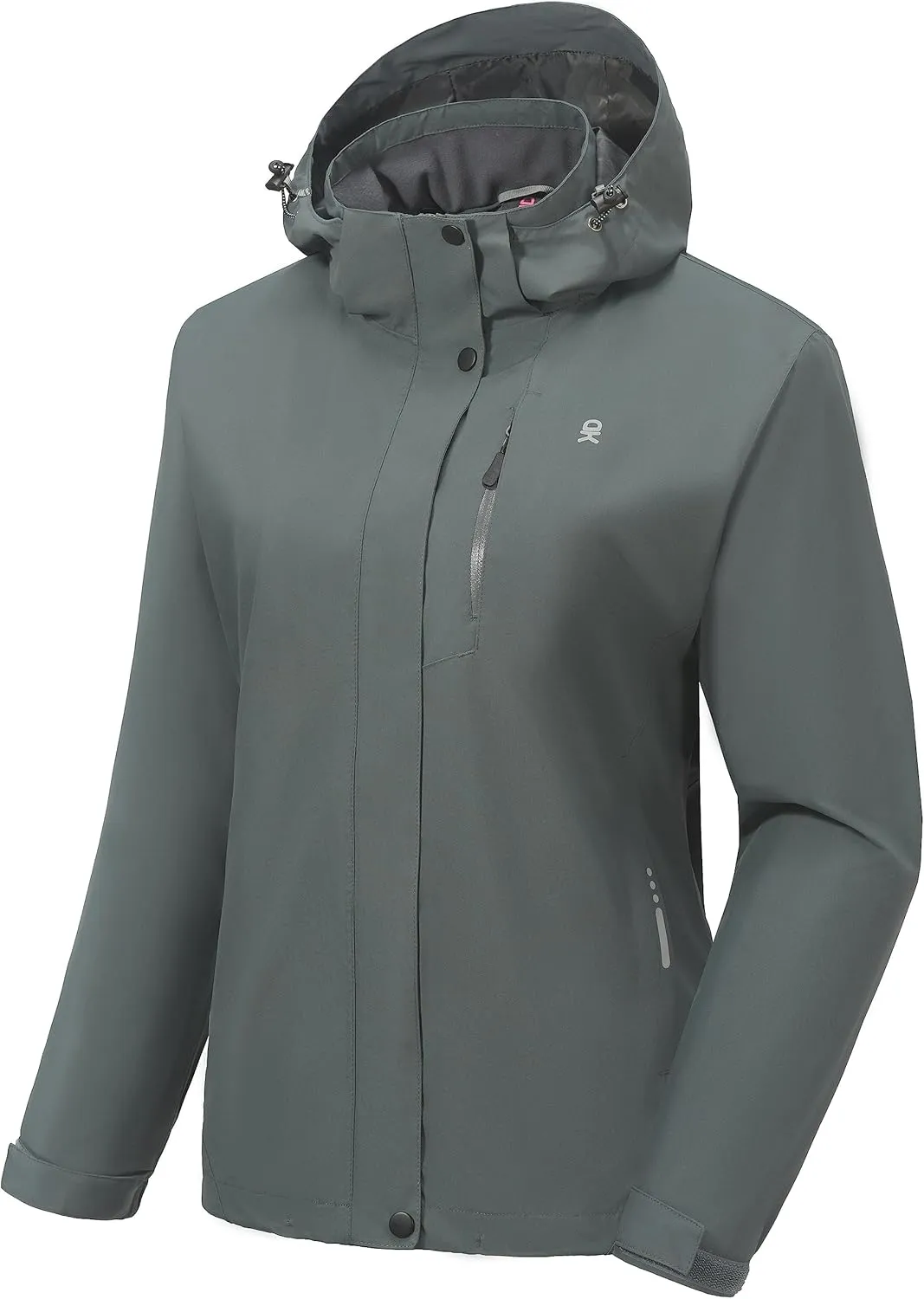 Little Donkey Andy Women's Waterproof Rain Jacket Lightweight Hooded Raincoat for Travel Hiking Golf