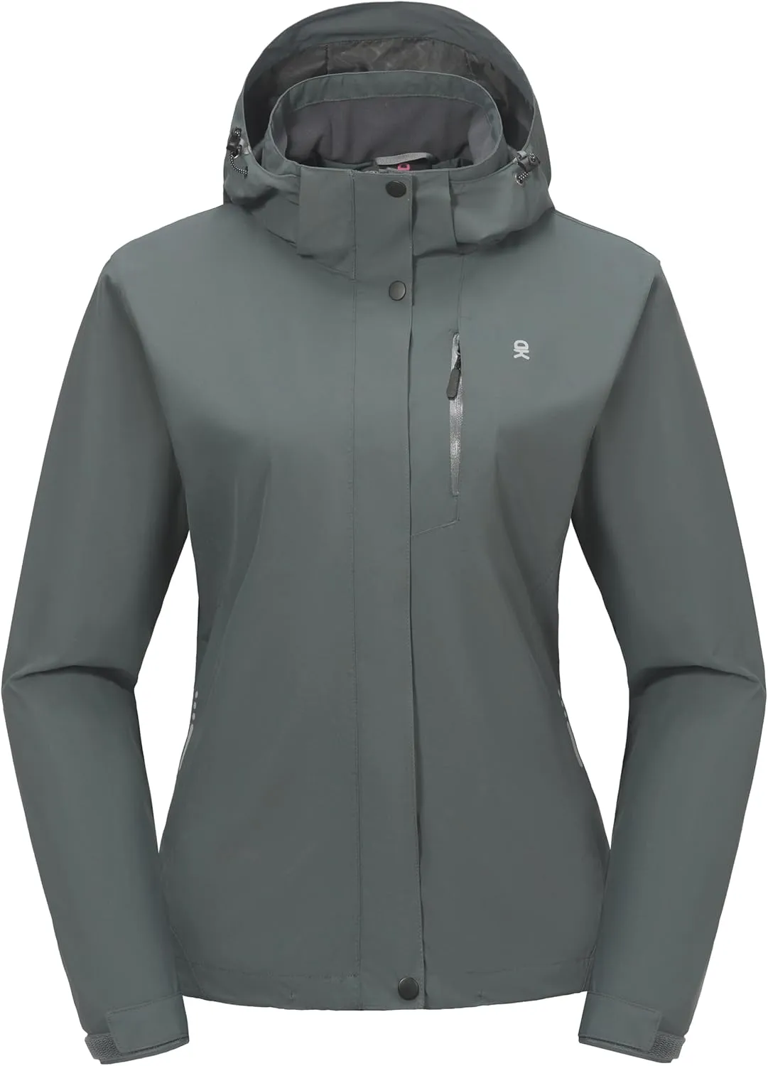 Little Donkey Andy Women's Waterproof Rain Jacket Lightweight Hooded Raincoat for Travel Hiking Golf