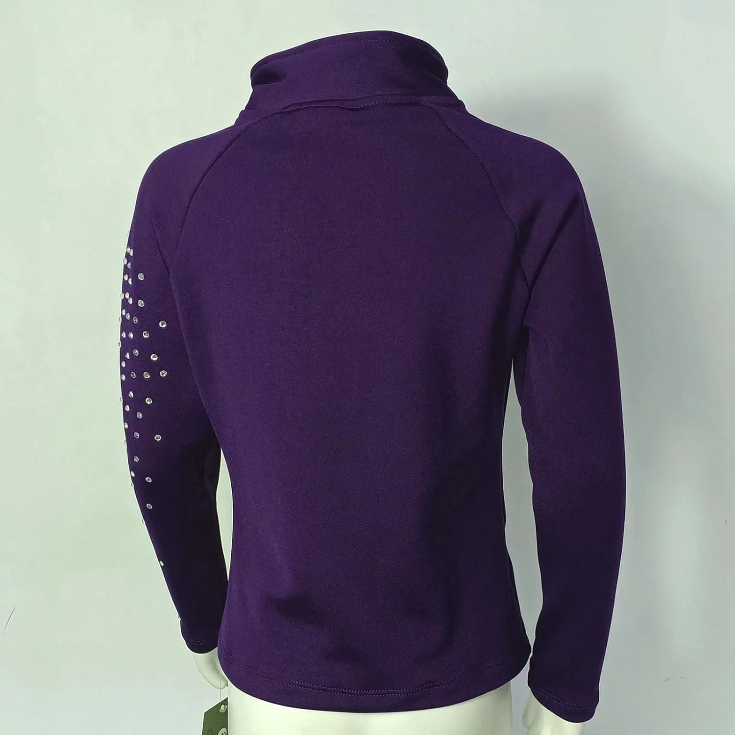LIUHUO Girls Figure Skating Training Jacket - Elegant Ventilated Practice Top