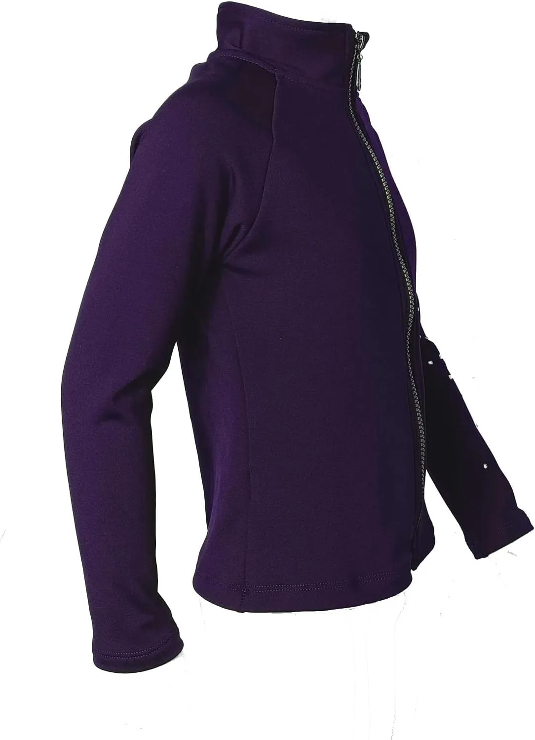LIUHUO Girls Figure Skating Training Jacket - Elegant Ventilated Practice Top