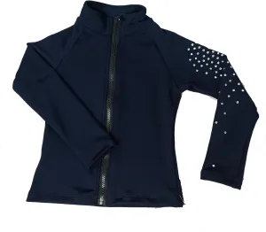 LIUHUO Girls Figure Skating Training Suit Jacket - Elegant Skating Top Ventilate Practice