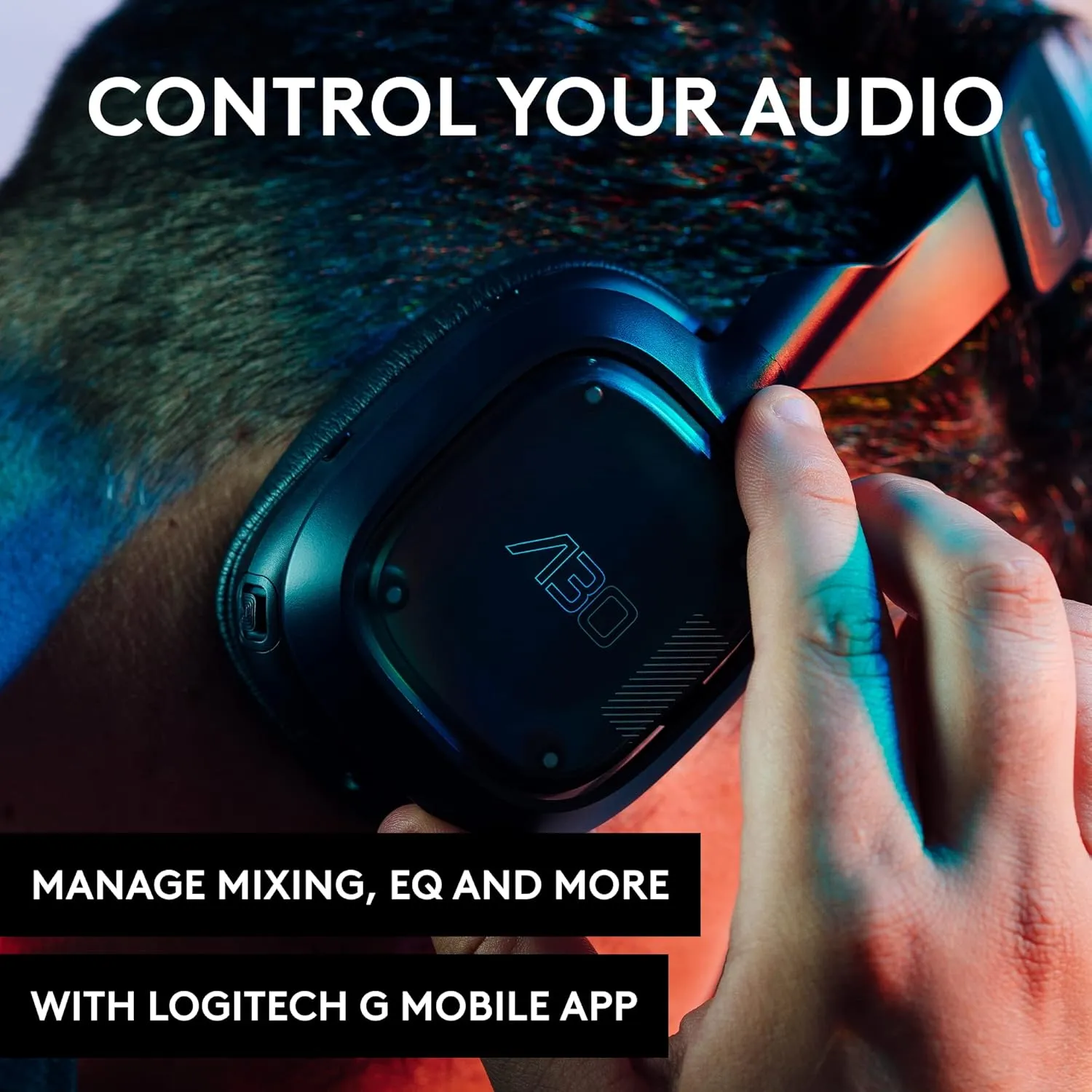 Logitech G Astro A30 Lightspeed Wireless Gaming Headset, Bluetooth, Dolby Atmos/3D Audio Compatible, Detachable Boom, 27h Battery, for Xbox, PS5, PS4, Nintendo Switch, PC, Android Blue