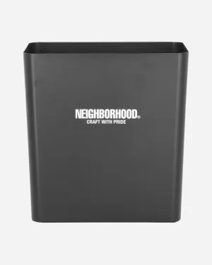 Logo Trash Can Black
