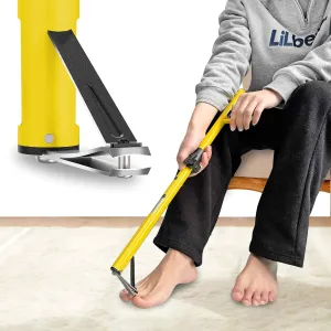 Long Handled Toenail Clippers for Seniors, Overweight, Obese, Pregnant and Waist Patients, 4mm Wide Jaw Opening, No Need to Bending, Cutting Very Easily 1.5 (Yellow, XL-30 / 80cm)