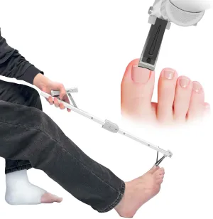Long Handled Toenail Clippers Seniors Overweight Easy Trimming Pregnant No Bending Required Ideal for Limited Mobility Users 2.0 (30" / 78cm)