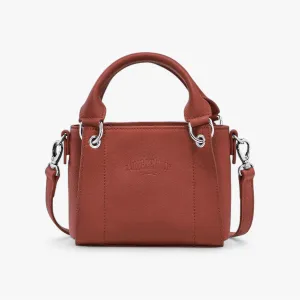 Longchamp 3D Light Top Handle Bag Chestnut