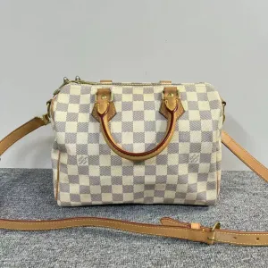 Louis Vuitton Speedy 25 Damier Azur Bag