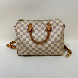 Louis Vuitton Speedy 25 Damier Azur Handbag