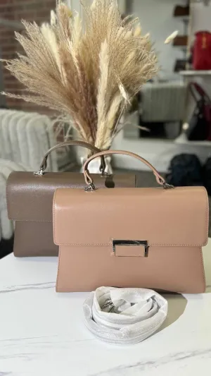 Luxury Leather Bag “Imperial” with a Long Strap